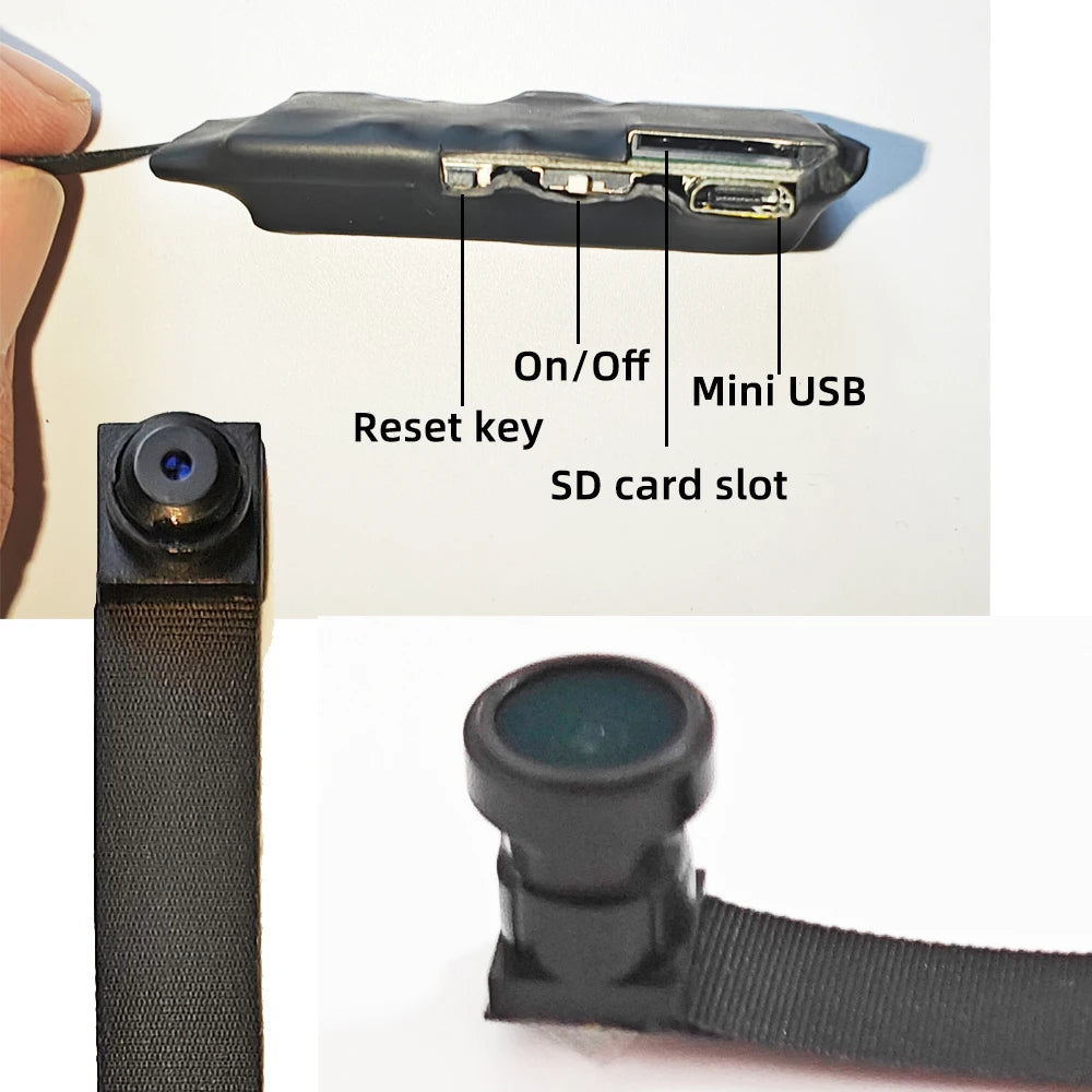 4K HD Portable Mini Camera – WiFi Wireless Remote Viewing & Mobile Monitoring DIY Small Camera