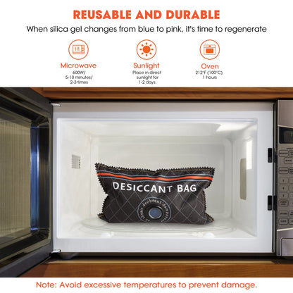 Car & Home Dehumidifier Bag – Reusable Silica Gel Moisture Absorber for Wardrobe, Shoes, Cabinets