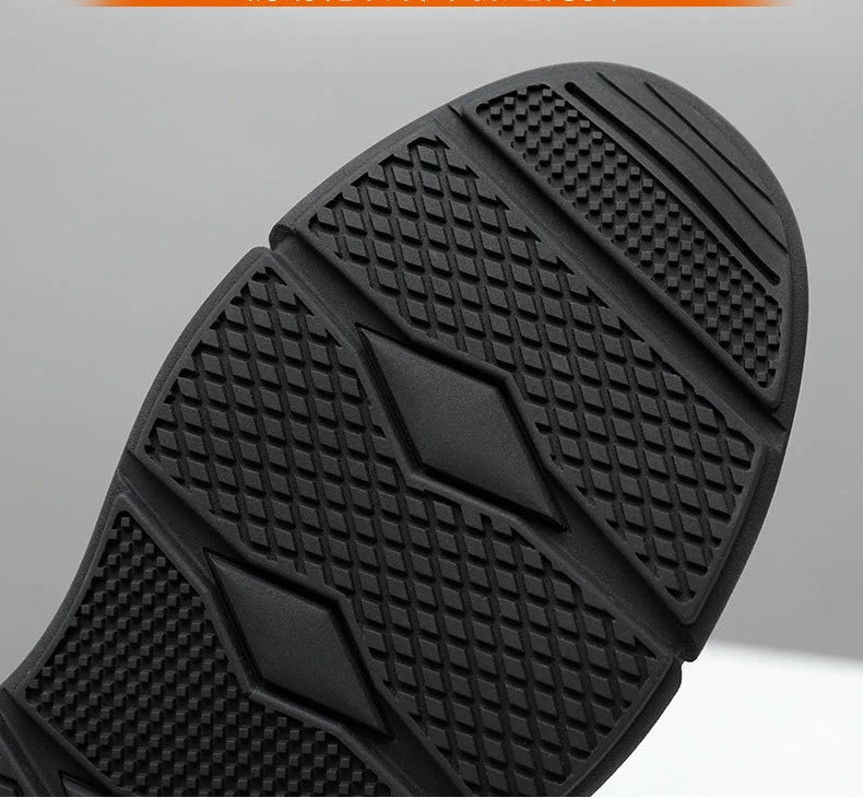 Fashion Safety Shoes for Men – Steel Toe Work Boots, Indestructible Puncture-Proof Protective Footwear