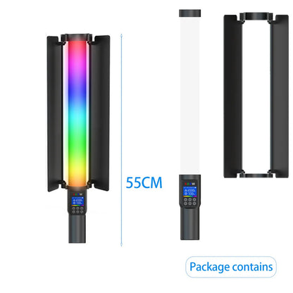 RGB Photography Video Light Stick - Colorful LED Lamp Fill Light, Handheld Speedlight with Tripod Stand for Parties