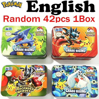 Pokémon Mega Evolution 42-Piece Card Set - Lost Origin Battle Cards, Anime Trading Card Box & Kids’ Collectible Game Toys