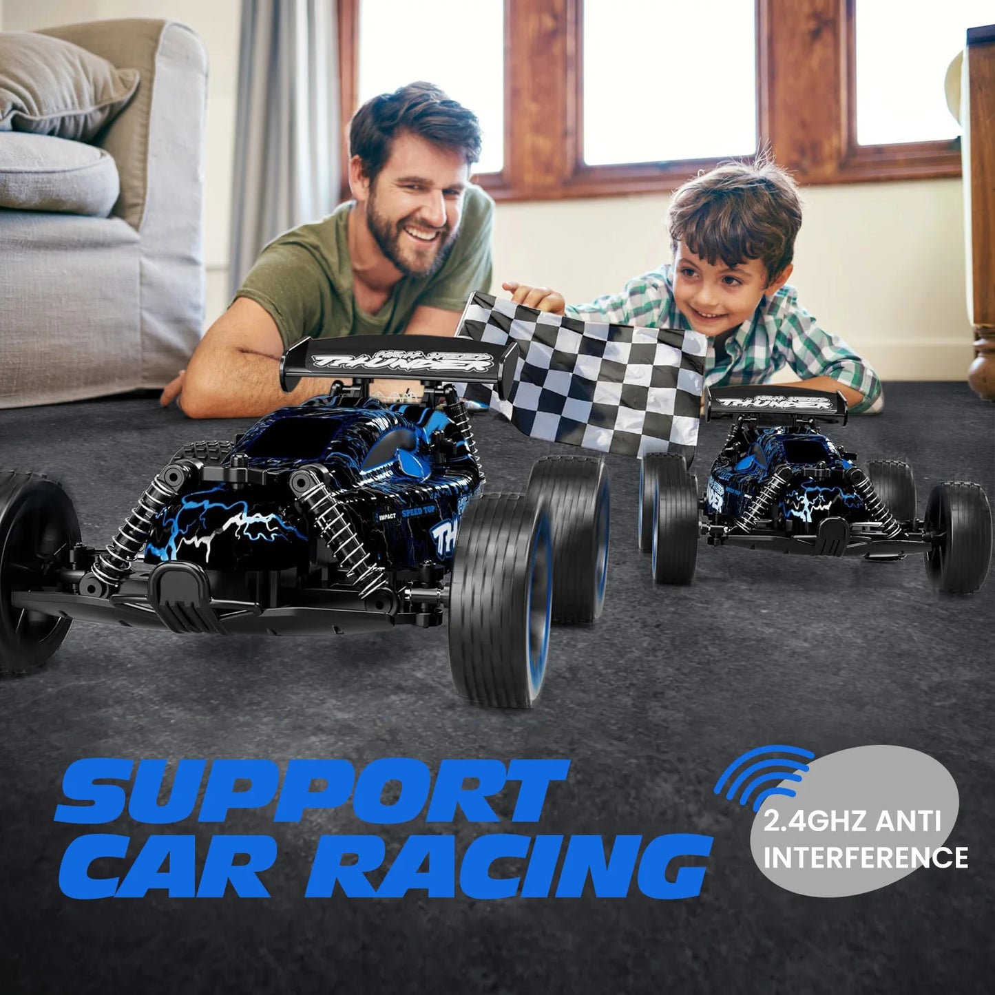 Sinovan 1:18 RC High-Speed Car – 20km/h Remote Control Drift Toy for Kids