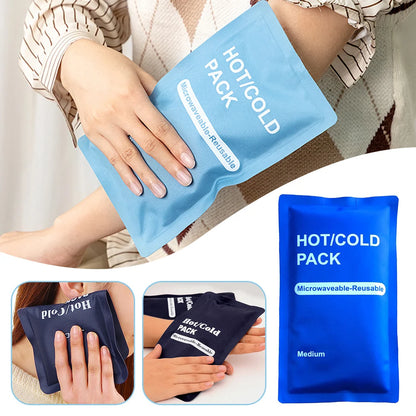Reusable Gel Hot & Cold Therapy Pack – Ice & Heating Pad for Pain Relief, Sports Injuries & Emergency Use