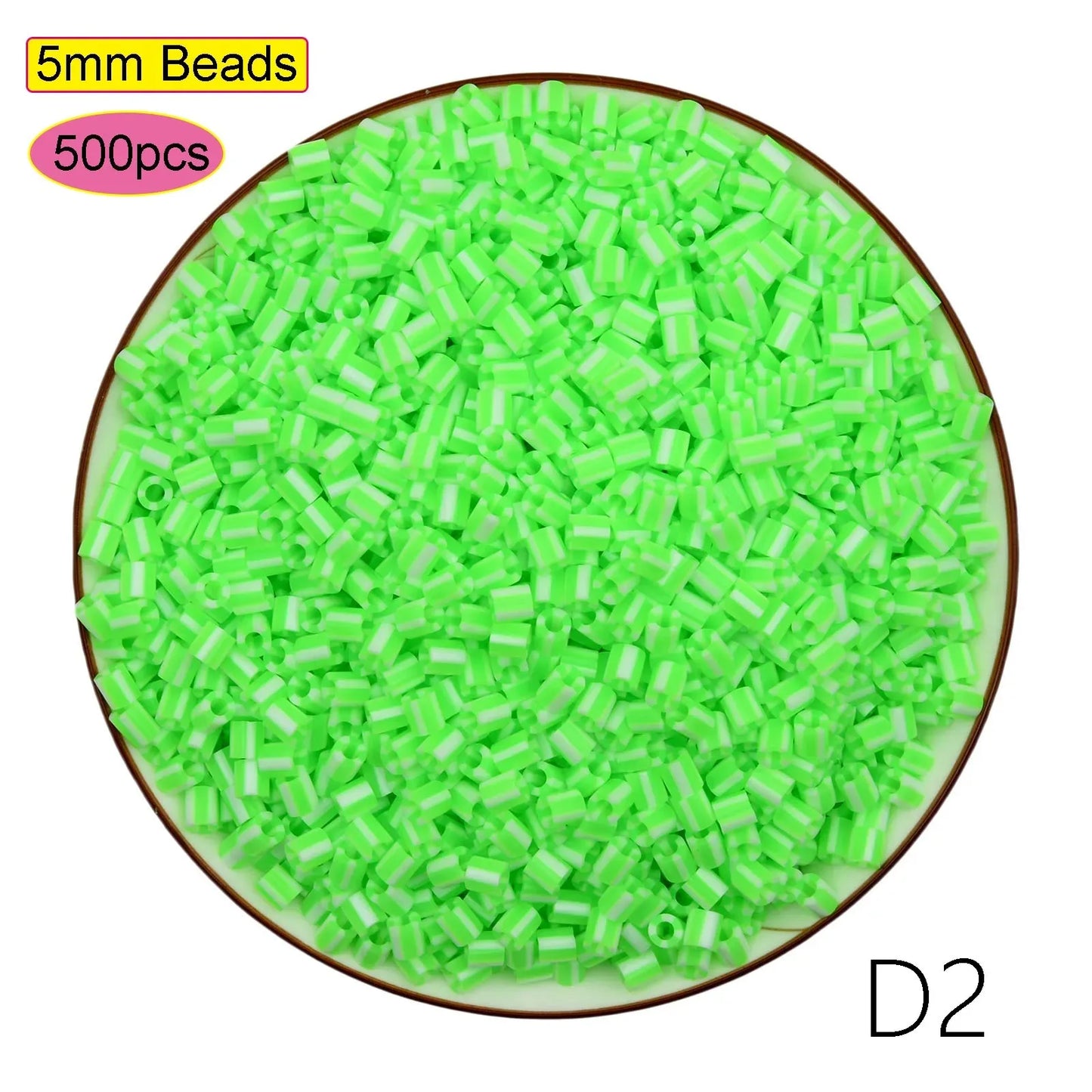 5mm Fuse Beads for Kids – Animal & Creative DIY Perler Hama Beads, Educational Pixel Puzzle, Iron Pegboard Mosaic Pattern Toy
