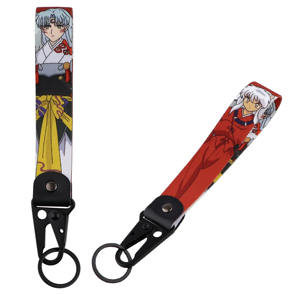 Anime Eagle Beak Keychain – Cool Short Lanyard for Phone, Badge Holder & USB Pendant
