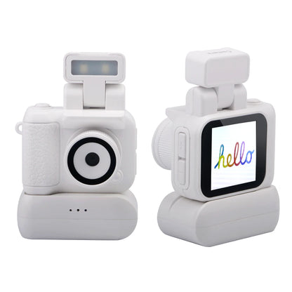 Y4000 Mini Digital Camera - HD 1080P Portable Video Recorder with Screen, Flash Light, Battery Dock & Compact Retro Design