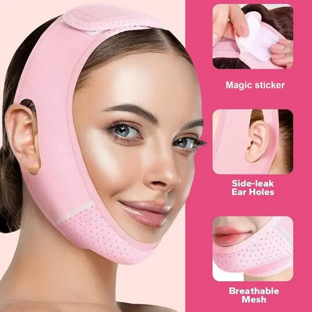 Women’s V-Line Face Slimming Band – Chin & Cheek Lift Face Lifting Bandage for Facial Massage & Skin Care