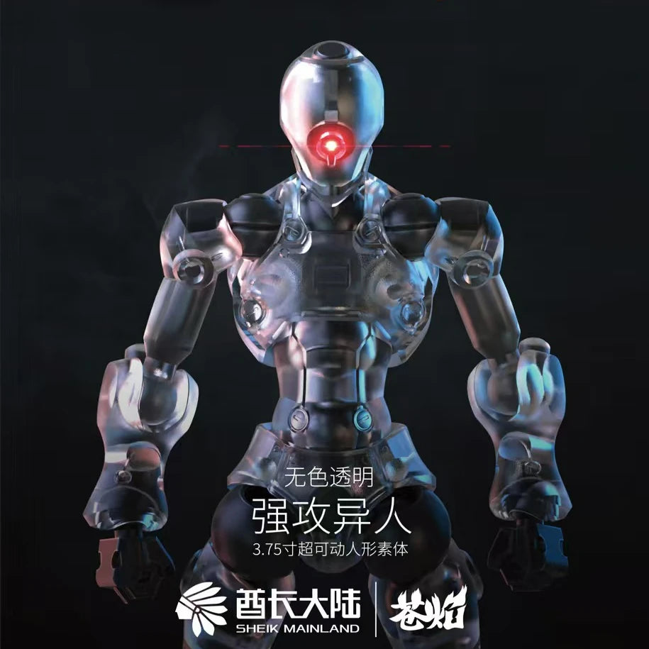 Sheik Mainland 3MIN Project Superhuman 3.75" Articulated Figure – 1/18 Model with 42 Joints & Accessories, Boys Toy Gift