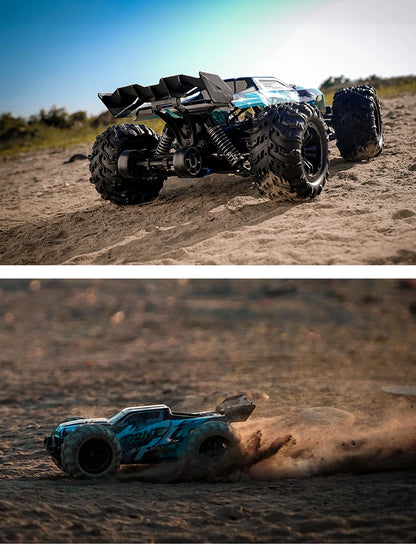 1:16 4WD RC Car – 70KM/H High-Speed Drift Monster Truck with LED, Remote Control, 4x4 for Kids, WLtoys 144001