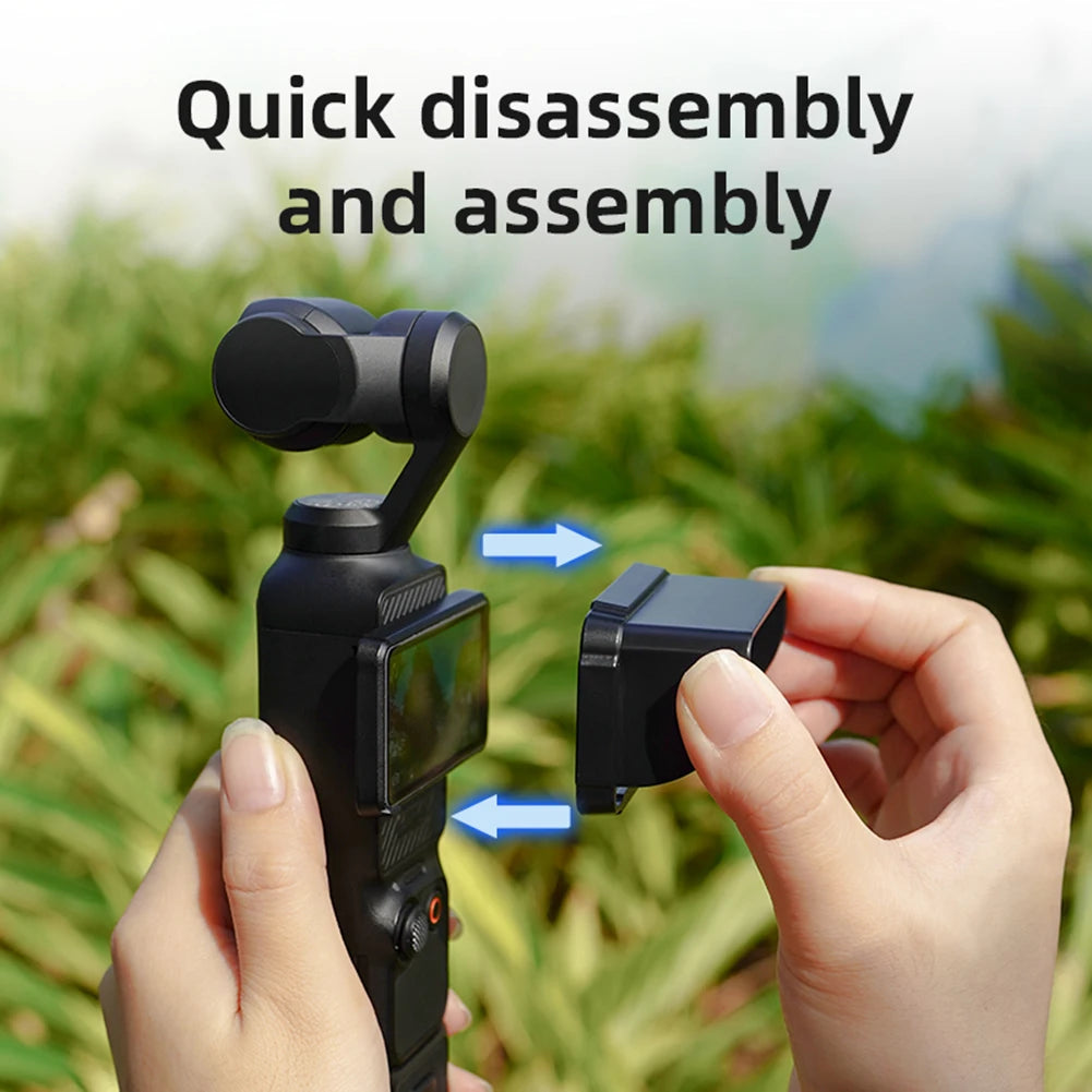DJI Osmo Pocket 3 Sun Shade — Quick Release Lightweight Camera Screen Cover