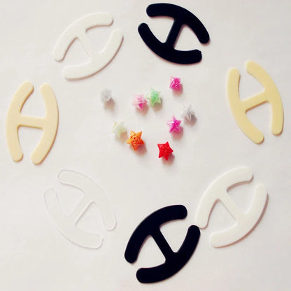 3-Piece Bra Strap Clips Set - Adjustable Non-Slip Buckles for Hidden Straps and a Secure Push-Up Fit