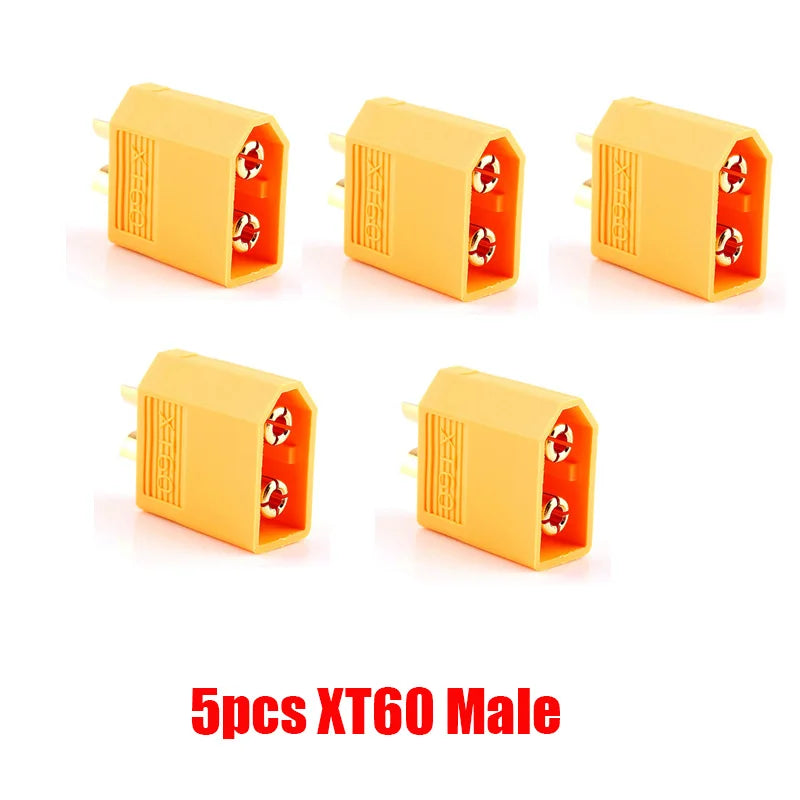 RC Lipo Battery Bullet Connectors: XT60 XT-60 Male Female, XT30 XT90 Plugs - Drone Airplane Accessories