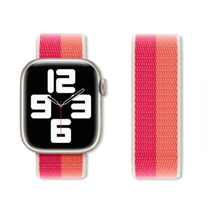 Sport Loop Strap for Apple Watch Band 40mm–49mm – Compatible with Series 3–10, SE & Ultra Adjustable Bracelet