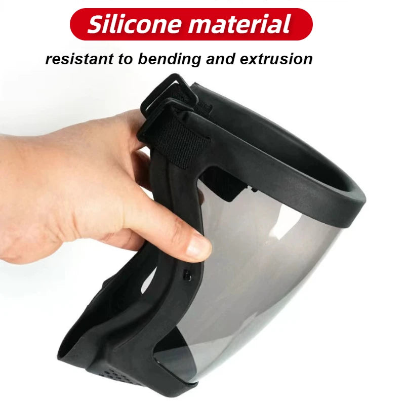 Transparent Facial Shield - Work Protection Mask, Face Protective Screen for Kitchen Accessories and Gadgets