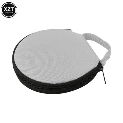 20-Disc Portable CD & DVD Storage Case - Oxford Cloth Zipper Organizer for Home & Car Use