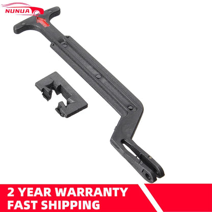 2Pcs Hood Release Rod Lock Clips - Black Bonnet Latch Handle Replacement for VW Volkswagen Passat B5/B5.5 1998-2004