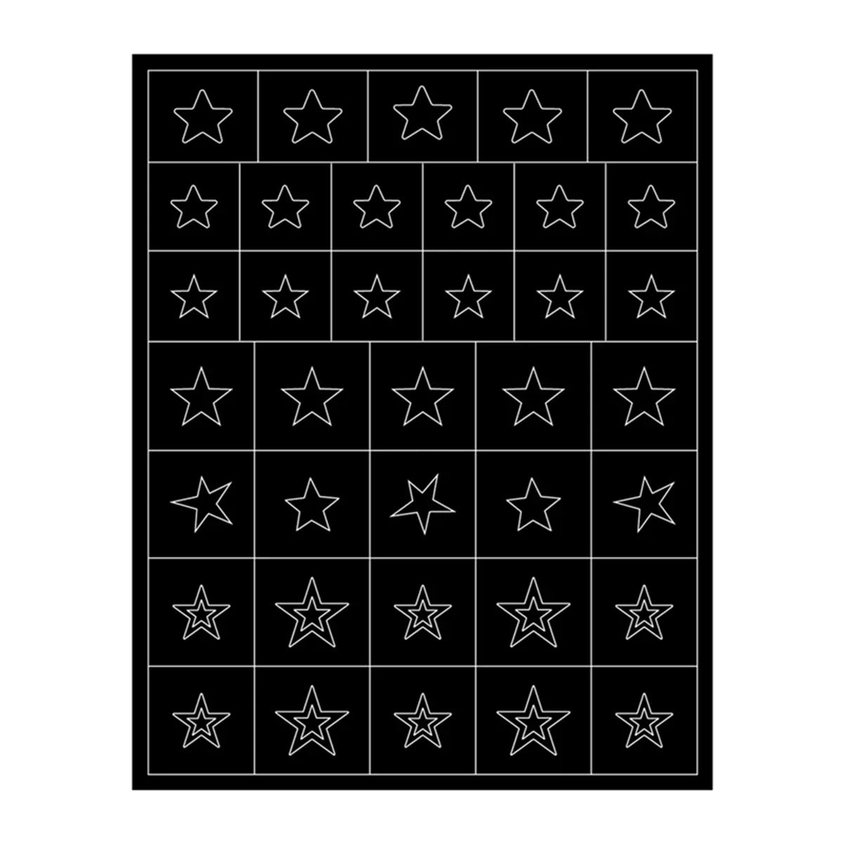 Hollow Nail Art Stickers – Spray-Painted Love & Butterfly French Pattern Decorative Decals for Nails