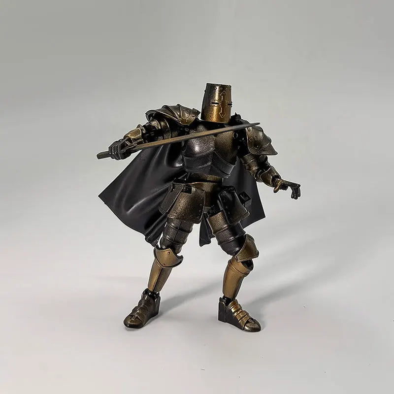 3D Printed Multi-Joint Action Figures – Medieval Knight Series, Creative Stress-Relief Toy, Handmade Gift for Kids