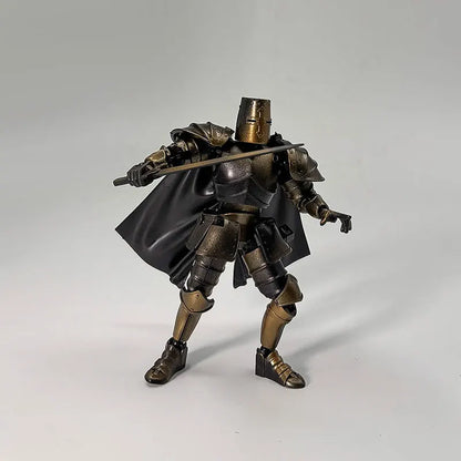 3D Printed Multi-Joint Action Figures – Medieval Knight Series, Creative Stress-Relief Toy, Handmade Gift for Kids