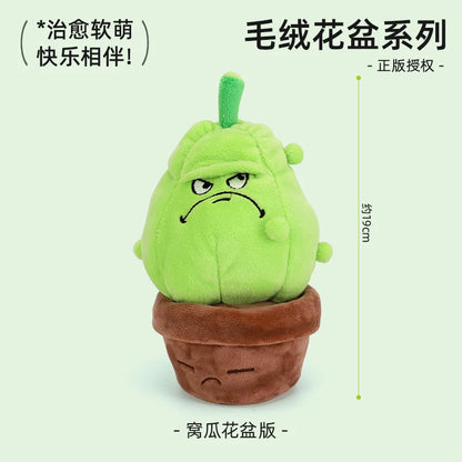 Plants vs. Zombies 2 Plush Toys - Sunflower and Peashooter Potted Plant Dolls, Soft Pillow Toys and Gifts for Teens