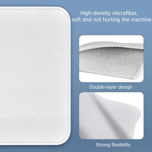 1/2PCS Polishing Cloth for Apple Devices – Nano-Texture Screen Cleaner for iPhone, iPad, Mac, iPod Pro & Apple Watch