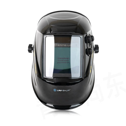 Auto Darkening Welding Helmet – TRUE Color 1/1/1/1 Large View 100x97mm with 4 Sensors for MIG/MAG/MMA