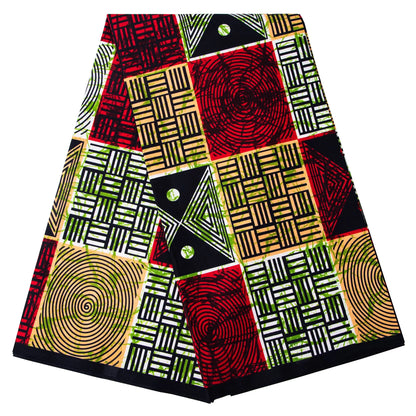 African Wax Fabric Nigeria Ankara Block Print - High Quality Batik Sewing Cloth