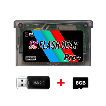SCFW V1.5 Mini 1000+ in 1 Flash GBA Card – GBA/GBC/GB/NES with Adapter & 8GB TF Card