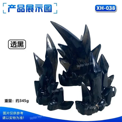 Whirlwind Flame & Ice Special Effects Model Stand — Luffy Figure DIY Accessories Movable Display Base