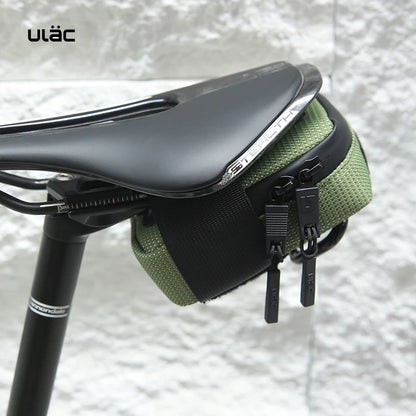 ULAC 0.5L Waterproof Bicycle Saddle Bag — Mini Shockproof MTB Seatpost Rear Pack Tail Pouch