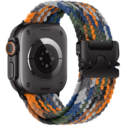 Parachute Braided Strap for Apple Watch – Compatible with 46mm, 45mm, 44mm, 41mm, Series 10/9/8, SE, Ultra 2, 49mm