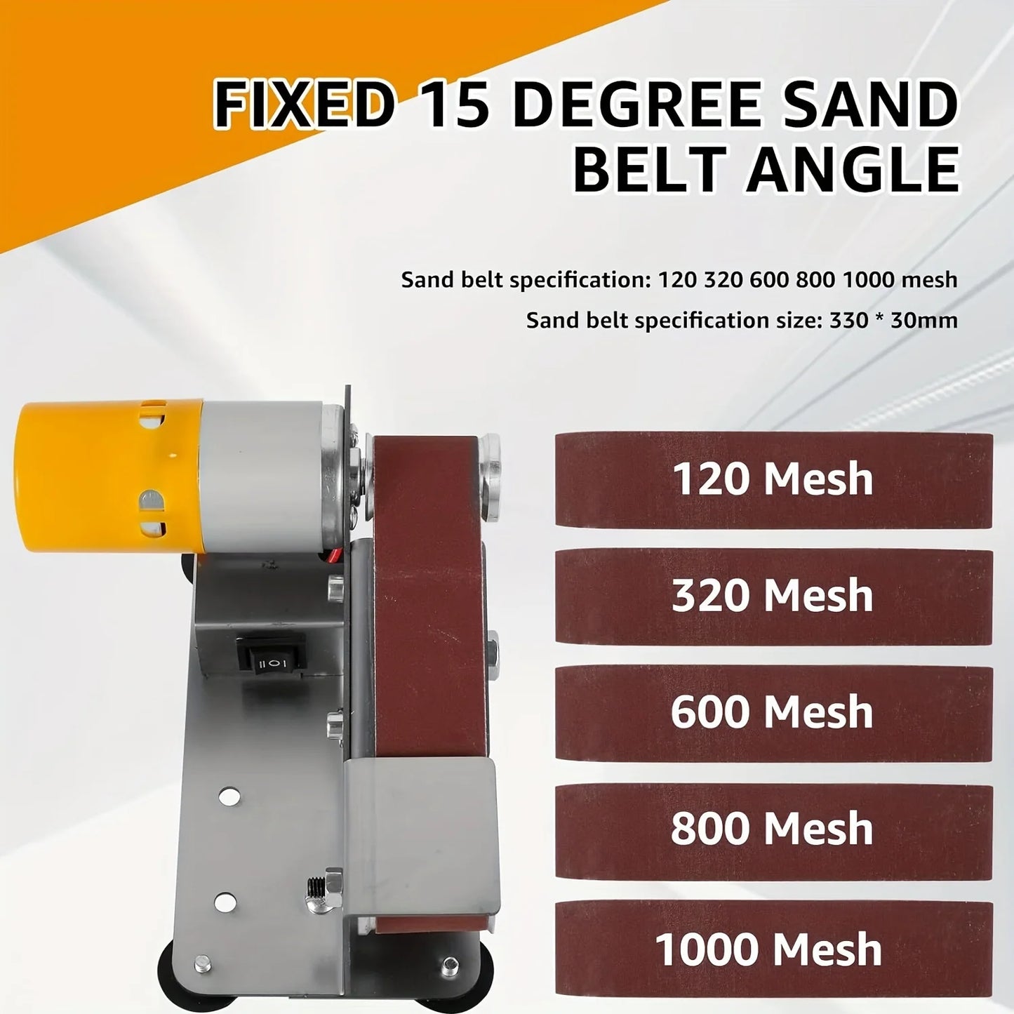 37PCS 3-in-1 Mini Belt Sander Kit — DIY Metal, Wood, Handicraft & Knife Grinding Tool Set