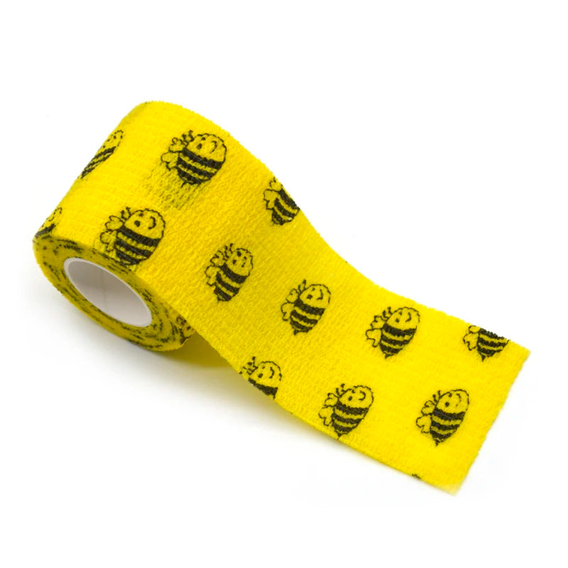 34-Color Tattoo Grip Bandage – Non-Slip, Waterproof, Disposable Elastic Non-Woven Fabric for Tattoo Supplies