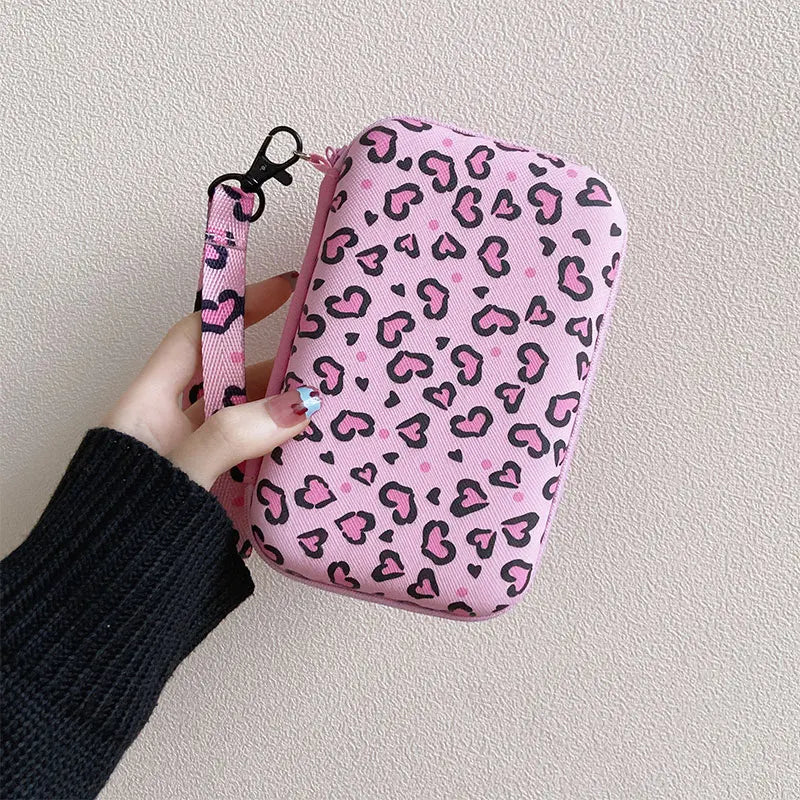 Lanyard Storage Bag Case for R36S/R36H/RG35XX/R36 Ultra/K36 — Protective Handbag Pouch for Video Game Console Accessories