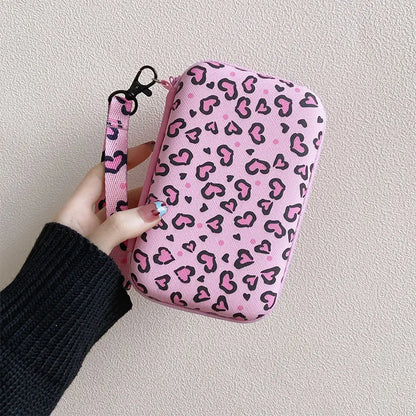 Lanyard Storage Bag Case for R36S/R36H/RG35XX/R36 Ultra/K36 — Protective Handbag Pouch for Video Game Console Accessories