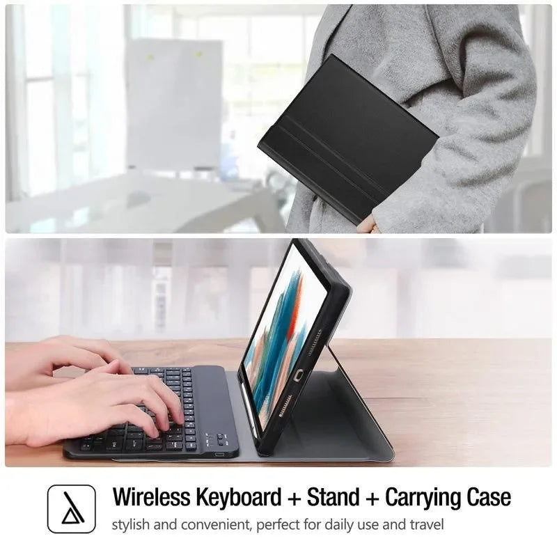 Lenovo Idea Tab 11" TB336FU/ZU Case with Wireless Bluetooth Removable Keyboard Cover