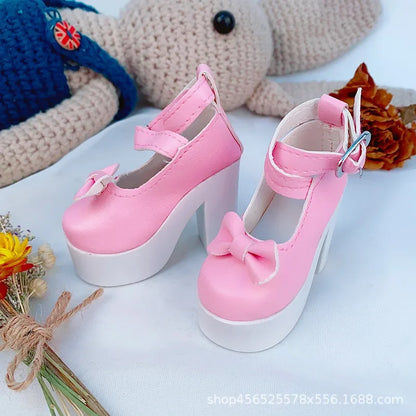 60CM BJD Doll Shoes - PU Leather Single Sandals Accessories for 1/3 Scale Dolls