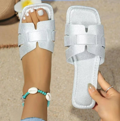 Summer Women's Slippers - High-Quality Slides Sandals & Fashion Beach Flat Shoes for Women