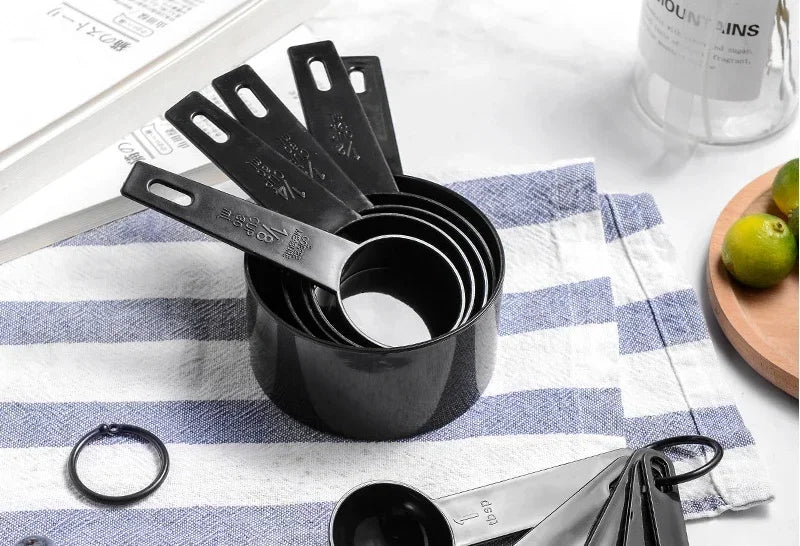 10pcs Measuring Spoons & Cups Set — Multipurpose Kitchen Baking & Cooking Tools