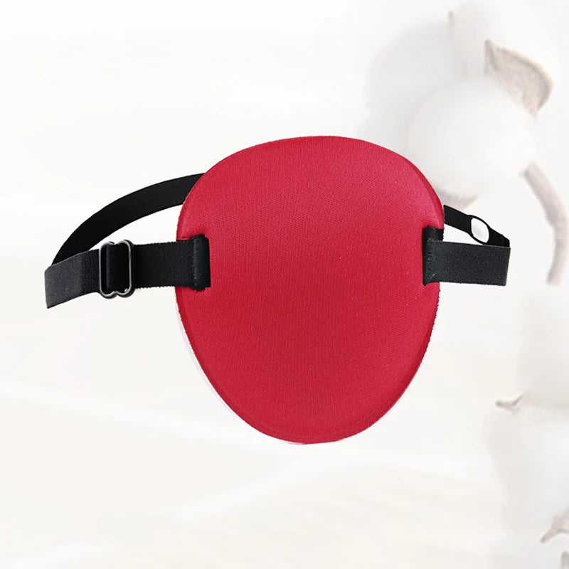 Adjustable Single Eye Patch – 3D Foam Breathable Eyeshade Medical Eye Mask for Strabismus & Amblyopia Training Therapy Use
