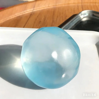 Moldable Pearl Coconut Oil Squishy Toy - Slow-Rising Sensory Stress Relief Ball