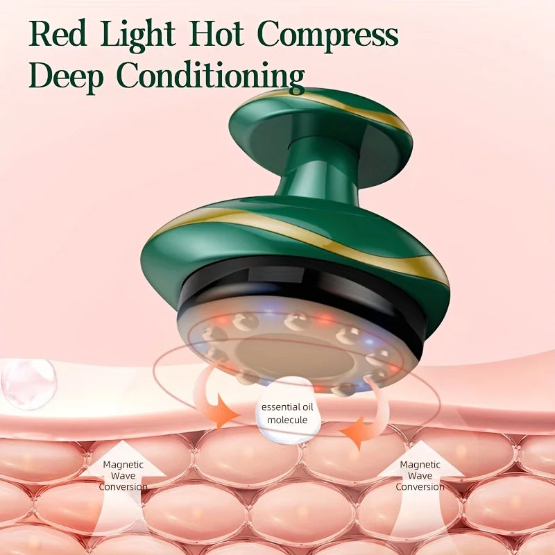 Electric Meridian Massage Brush – Full Body Cupping & Scraping Massager for Abdomen & Back Relief at Home