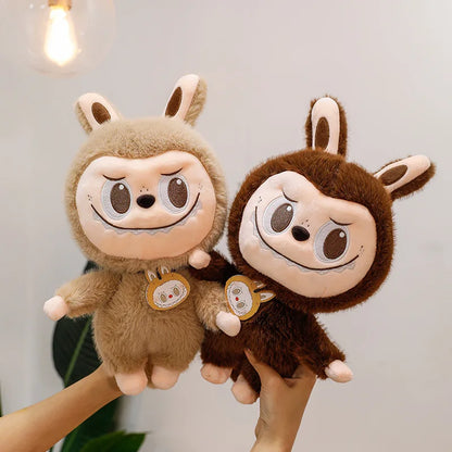 60cm Labubu Cute Rabbit Ragdoll Plush Toy – Soft Mink Fur Cartoon Pillow for Kids Christmas Gift