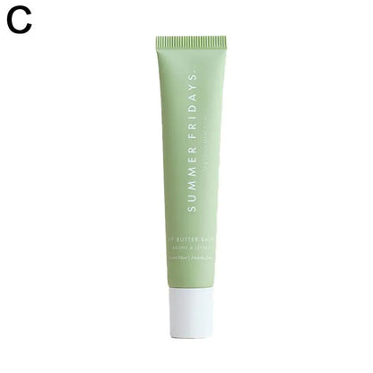 Summer Fridays Vanilla Beige Lip Balm Set – Moisturizing Lip Gloss & Transparent Lipstick with Soft Tube & Mirror