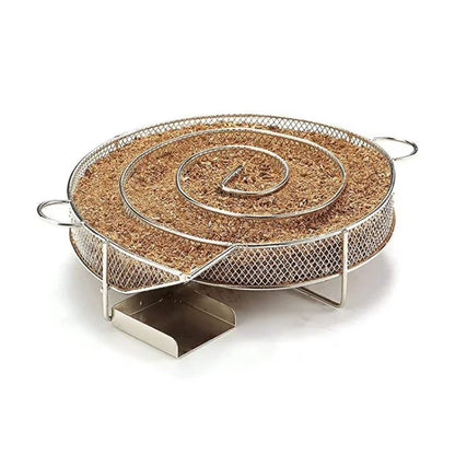 Stainless Steel BBQ Smoke Generator Rack - Cold Smoking Grill Accessory for Outdoor Barbecue