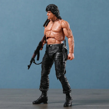 NECA Rambo SDCC 2015 Action Figure — Force of Freedom Handmade Model Toy Doll