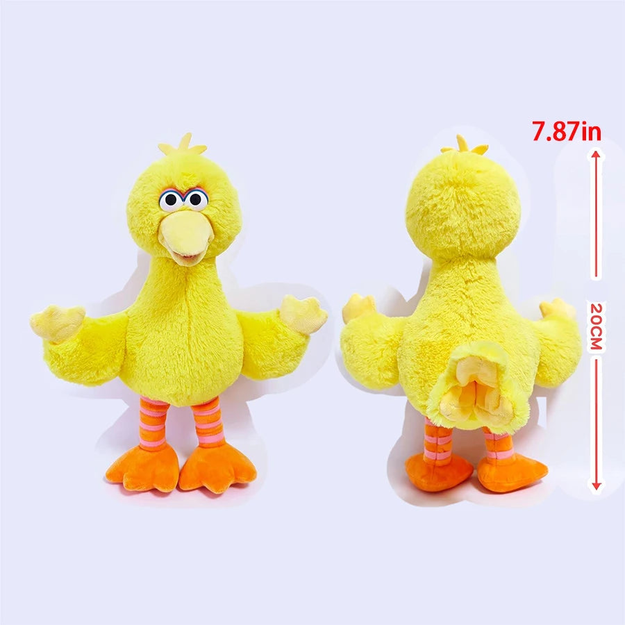 Cute Sesame Street Plush Toys - Elmo, Cookie Monster, Big Bird & Kermit Stuffed Dolls