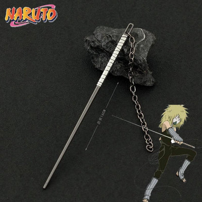 Anime Naruto Weapon Keychain Set – Metal Models of Asuma, Zabuza Sword, Kisame, Hidan, Minato Kunai & Flying Thunder God Cosplay Toys for Boys