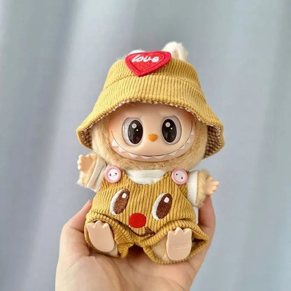 Mini Plush Doll Clothes Outfit – Korea Kpop EXO Labubu V1 V2 Idol Dolls Pit Strip Climbing Suit Gift