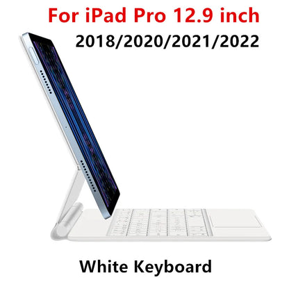 TouchPad Magic Keyboard Case for iPad Air & iPad Pro - Backlit Smart Cover with Trackpad Support for 11/13 Inch Models